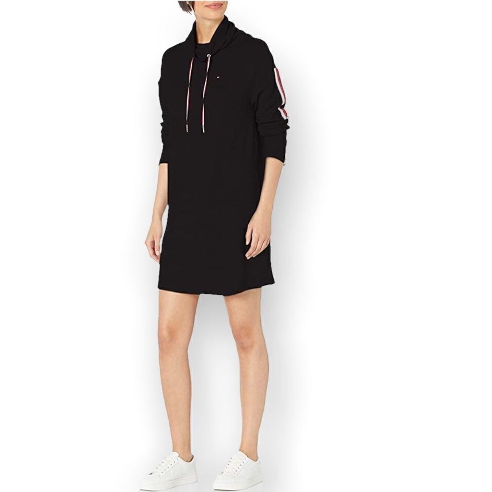 ‎Tommy Hilfiger Essential Funnel-Neck Dress